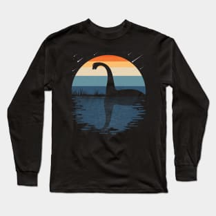 Nessie Retro Sunset Long Sleeve T-Shirt